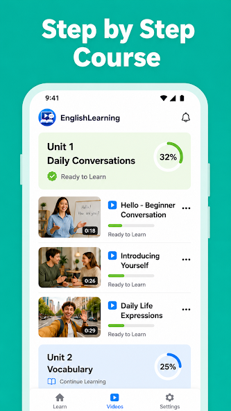 Giao diện English Learning