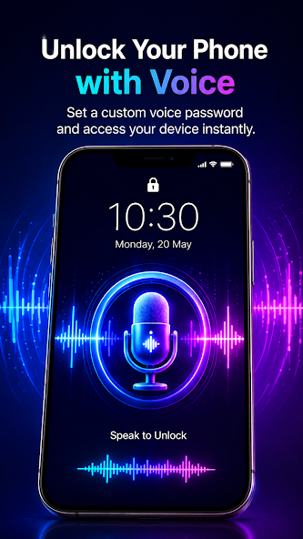 Giao diện Voice Lock & Security